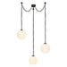 Alora - CH363103UBCDG - LED Chandelier - Petra - Urban Bronze/Cloud Glass