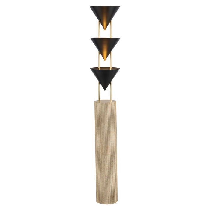 Alora - FL341367UB - Three Light Floor Lamp - Versus - Urban Bronze
