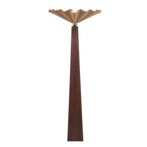 Furrow One Light Floor Lamp Peach