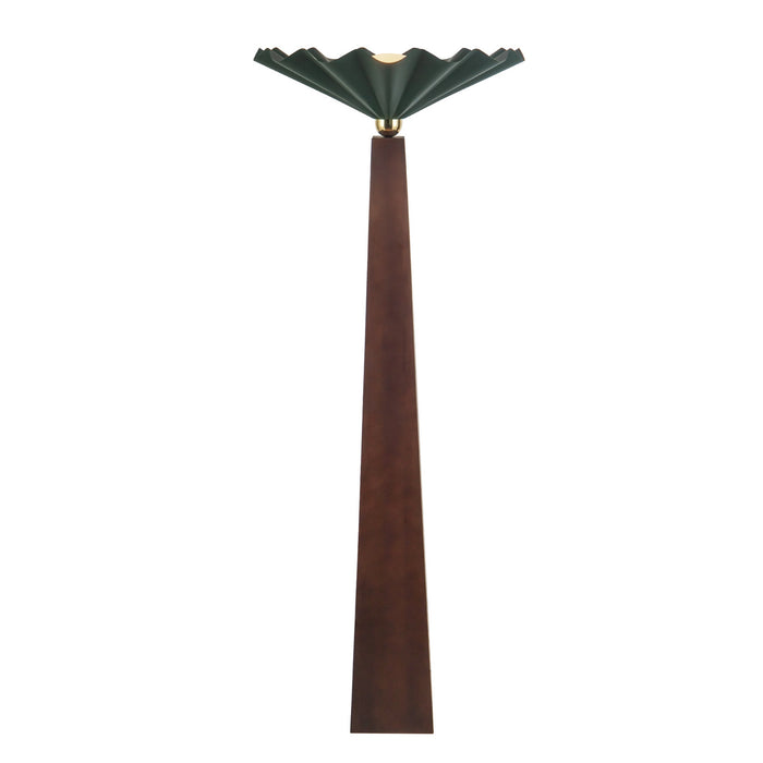 Alora - FL354064PGN - One Light Floor Lamp - Furrow - Pine Green