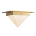 Alora - FM345084PTBOP - One Light Flush Mount - Mineral - Patina Brass/Opal Glass