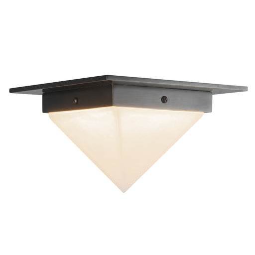 Mineral One Light Flush Mount Urban Bronze/Alabaster