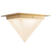 Alora - FM345119PTBAR - One Light Flush Mount - Mineral - Patina Brass/Alabaster