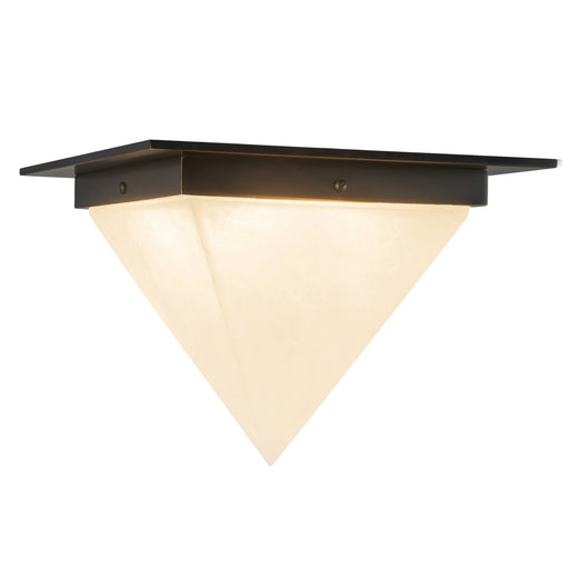 Mineral One Light Flush Mount Urban Bronze/Alabaster