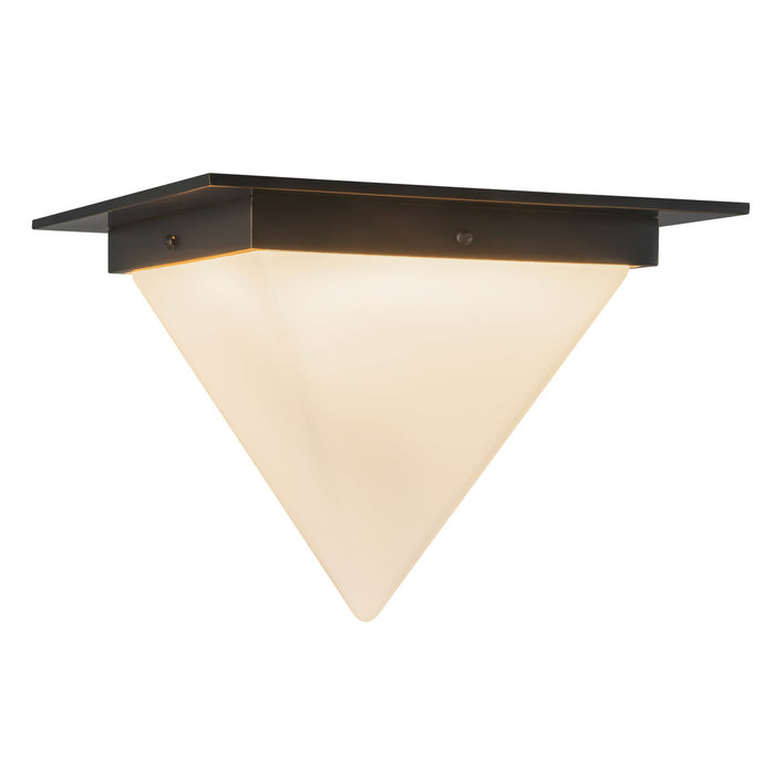 Alora - FM345119UBOP - One Light Flush Mount - Mineral - Urban Bronze/Matte Opal Glass