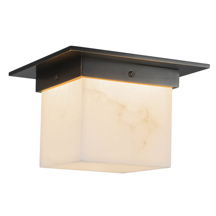Alora - FM356085UBAR - One Light Flush Mount - Mineral - Urban Bronze/Alabaster