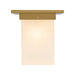 Alora - FM356808PTBAR - One Light Flush Mount - Mineral - Patina Brass/Alabaster