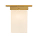 Alora - FM356808PTBOP - One Light Flush Mount - Mineral - Patina Brass/Opal Glass