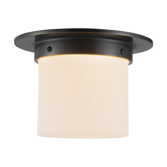 Alora - FM360085UBOP - One Light Flush Mount - Mineral - Urban Bronze/Matte Opal Glass