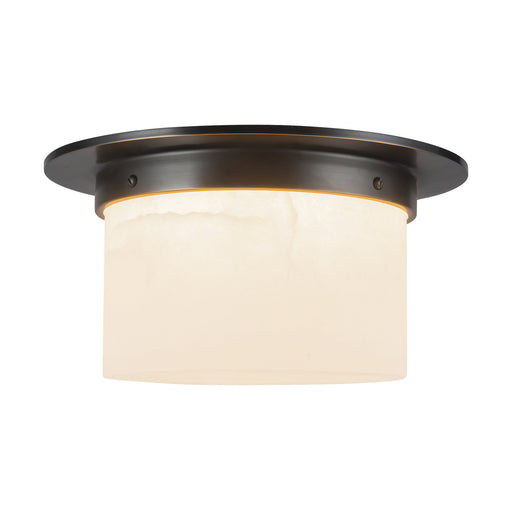 Alora - FM360115UBAR - Two Light Flush Mount - Mineral - Urban Bronze/Alabaster