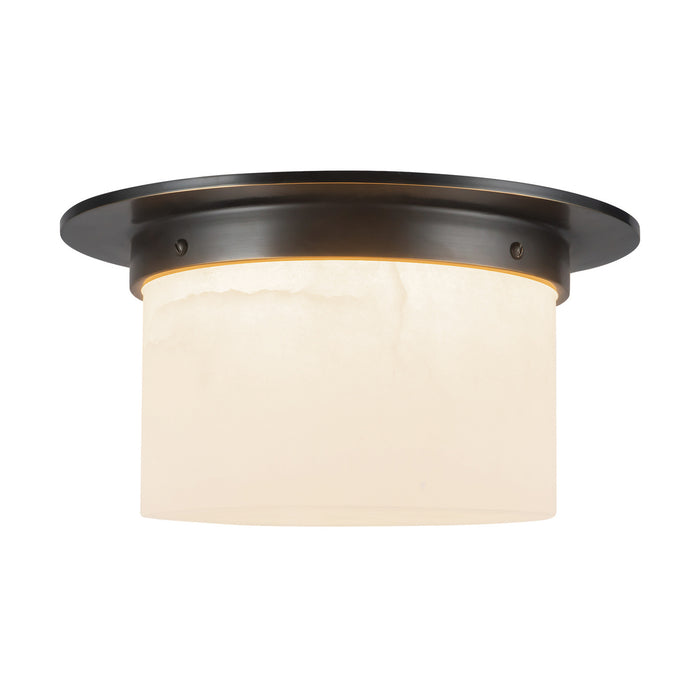 Alora - FM360115UBAR - Two Light Flush Mount - Mineral - Urban Bronze/Alabaster