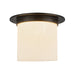 Alora - FM360118UBAR - One Light Flush Mount - Mineral - Urban Bronze/Alabaster