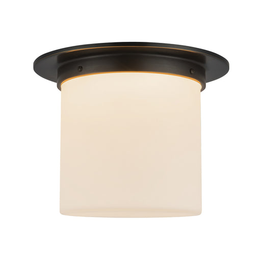 Alora - FM360118UBOP - One Light Flush Mount - Mineral - Urban Bronze/Matte Opal Glass