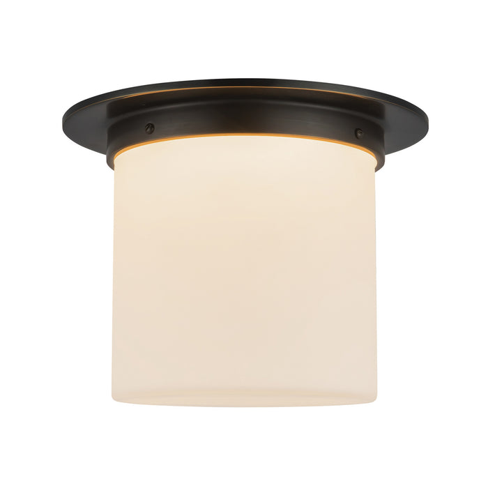 Alora - FM360118UBOP - One Light Flush Mount - Mineral - Urban Bronze/Matte Opal Glass