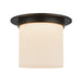 Alora - FM360118UBOP - One Light Flush Mount - Mineral - Urban Bronze/Matte Opal Glass