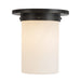 Alora - FM360808UBOP - One Light Flush Mount - Mineral - Urban Bronze/Matte Opal Glass