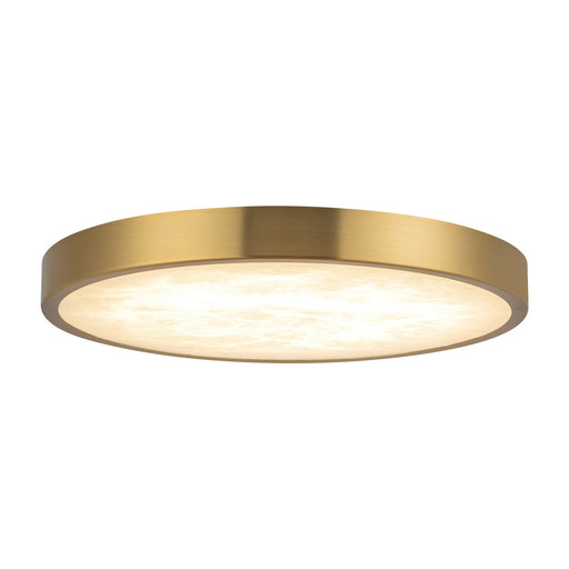 Alora - FM653009BGAR - LED Flush Mount - Evelyn - Brushed Gold/Alabaster