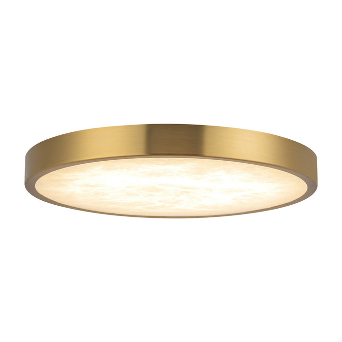 Alora - FM653009BGAR - LED Flush Mount - Evelyn - Brushed Gold/Alabaster