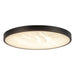 Alora - FM653012MBAR - LED Flush Mount - Evelyn - Matte Black/Alabaster