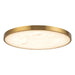 Alora - FM653015BGAR - LED Flush Mount - Evelyn - Brushed Gold/Alabaster