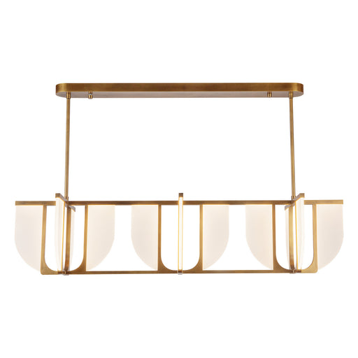 Anders LED Linear Pendant Vintage Brass