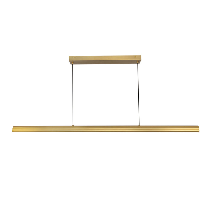 Alora - LP403148BG - LED Linear Pendant - Dottie - Brushed Gold