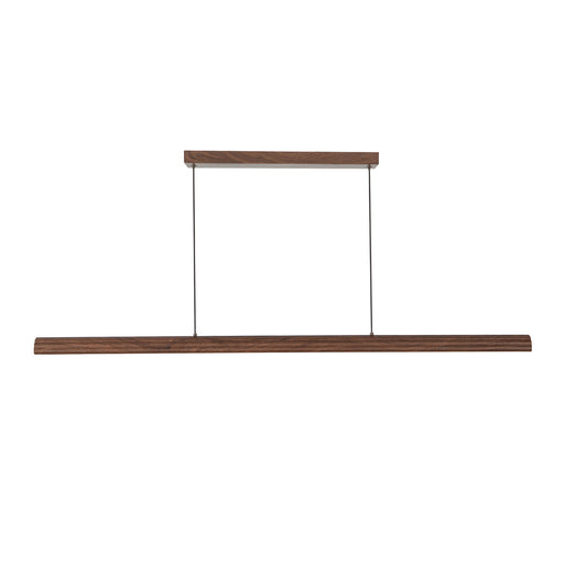 Dottie LED Linear Pendant Walnut