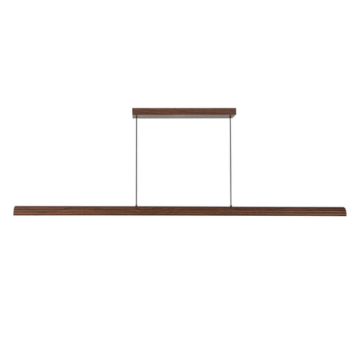Dottie LED Linear Pendant Walnut