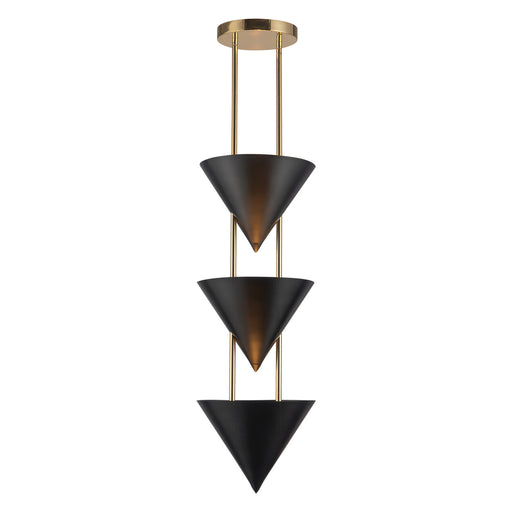 Alora - PD341328UB - Three Light Pendant - Versus - Urban Bronze