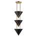 Alora - PD341328UB - Three Light Pendant - Versus - Urban Bronze