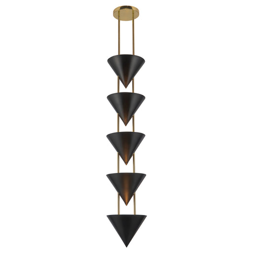 Alora - PD341548UB - Five Light Pendant - Versus - Urban Bronze