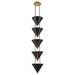 Alora - PD341548UB - Five Light Pendant - Versus - Urban Bronze