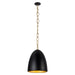 Alora - PD423014MB - One Light Pendant - Grant - Matte Black