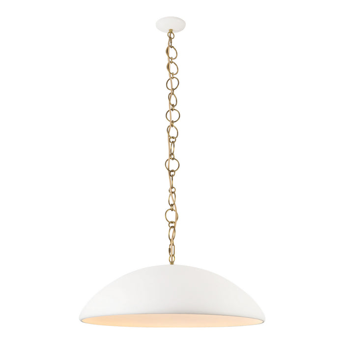 Alora - PD423028AW - One Light Pendant - Grant - Antique White
