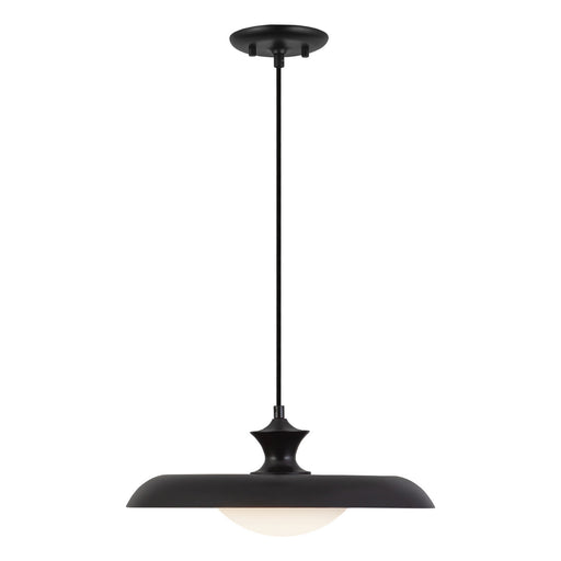 Alora - PD557015MB - One Light Pendant - Minori - Glossy Black