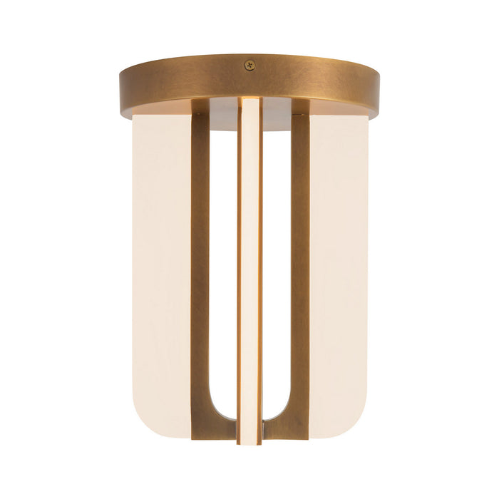 Alora - SF336508VB - LED Semi-Flush Mount - Anders - Vintage Brass