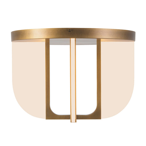Alora - SF336816VB - LED Semi-Flush Mount - Anders - Vintage Brass