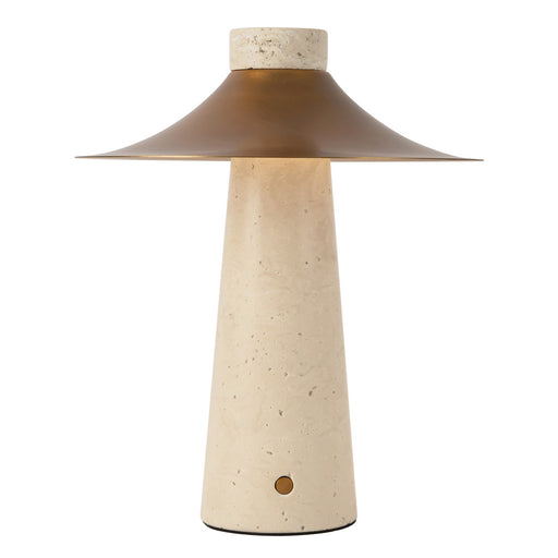 Hagen LED Table Lamp Vintage Brass