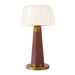 Alora - TL314106BGD - LED Table Lamp - Clemence - Burgundy