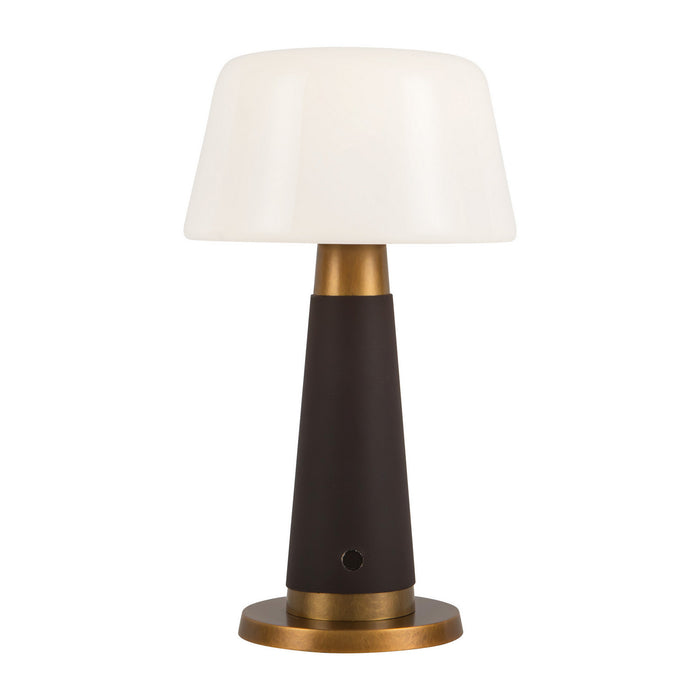 Alora - TL314106EVL - LED Table Lamp - Clemence - Espresso Vegan Leather