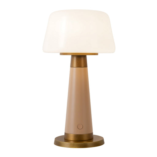 Clemence LED Table Lamp Peach