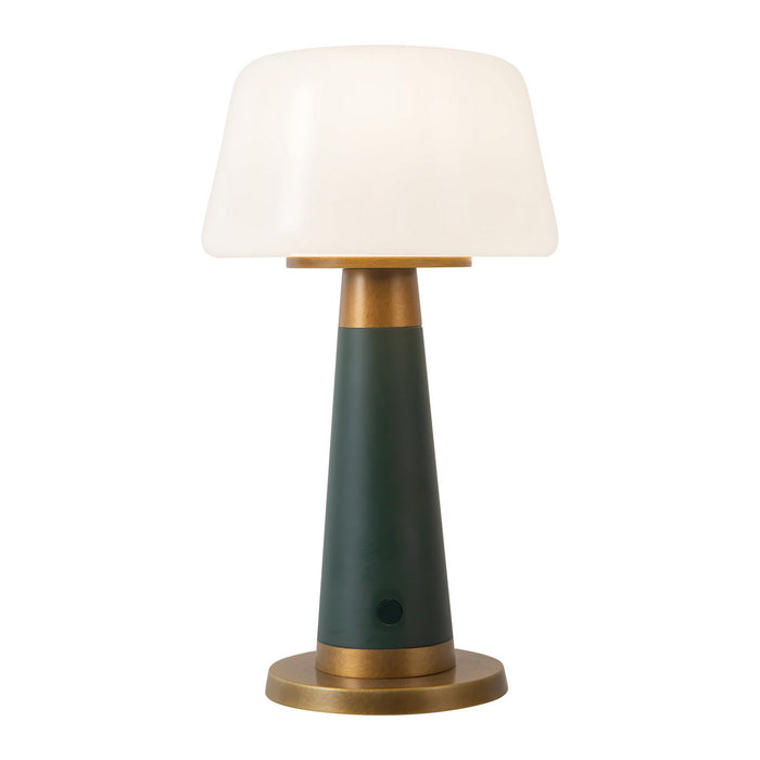 Alora - TL314106PGN - LED Table Lamp - Clemence - Pine Green