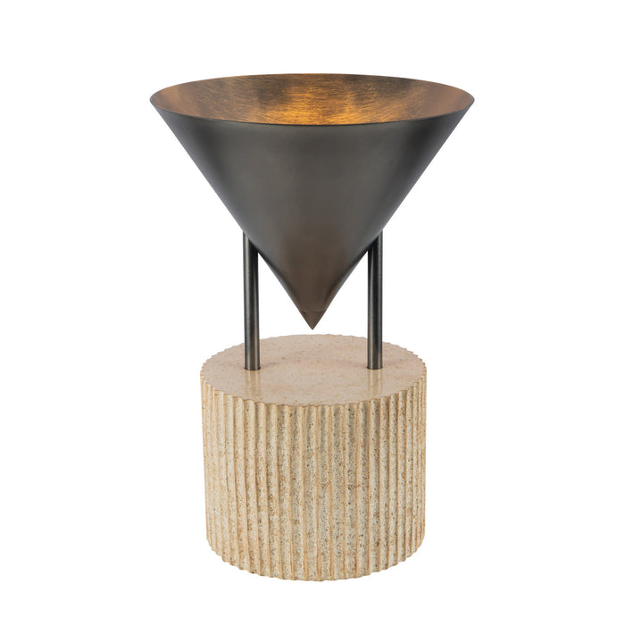 Alora - TL341015STA - One Light Table Lamp - Versus - Aged Steel