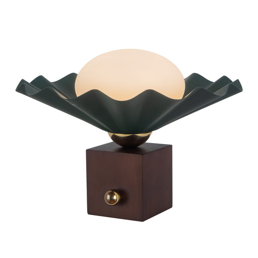 Furrow One Light Table Lamp Pine Green