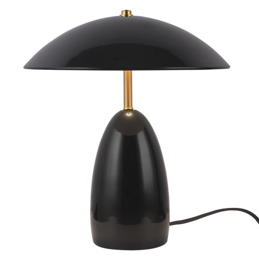 Poppy LED Table Lamp Glossy Black