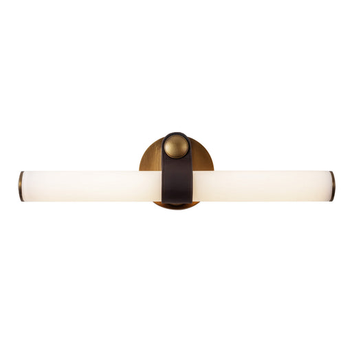 Alora - VL312520VBGO - LED Bathroom Vanity - Ledger - Vintage Brass
