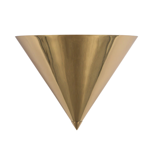 Alora - WS341108PTB - One Light Wall Sconce - Versus - Patina Brass