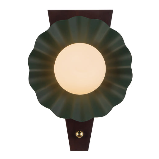 Alora - WS354012PGN - One Light Wall Sconce - Furrow - Pine Green