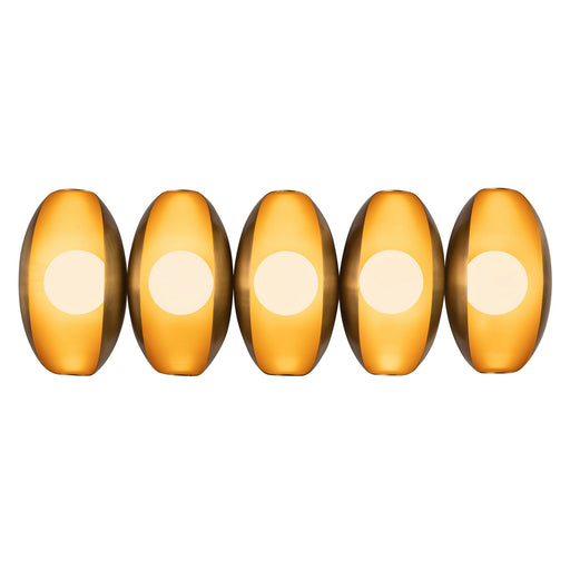 Alora - WV305526VB - LED Bathroom Vanity - Cortez - Vintage Brass