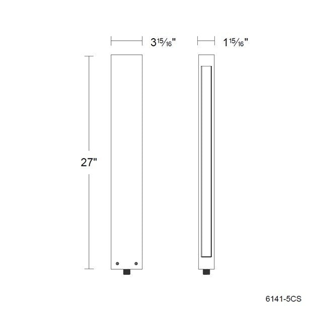 W.A.C. Lighting - 6141-5CSBZ - LED Path Light - Hilyne - Bronze on Aluminum